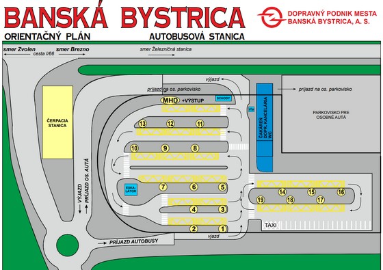Nová Autobusová stanica Banská Bystrica